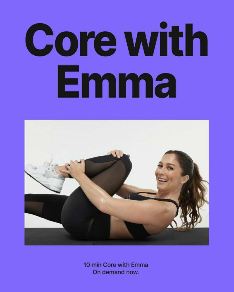 A new 10 minute core class with Emma available on demand now.