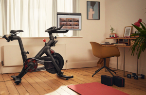 Peloton Bike+ in a living room setting