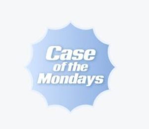 Case of the Mondays badge