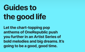 OneRepublic Blurb