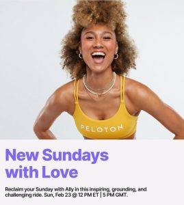 This Week at Peloton Feb 17 Ally