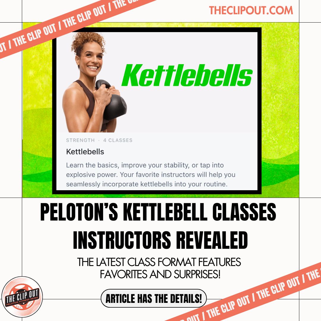 Peloton Kettlebell Instructor Announcement