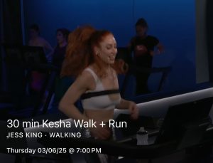 Jess King Kesha Walk Run