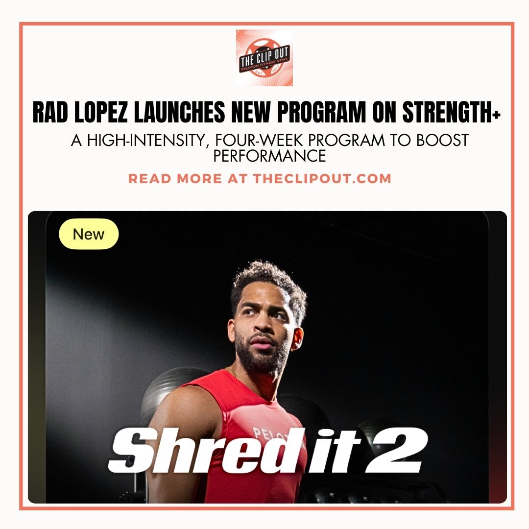 rad lopez launches new program on strength+. A High-Intensity, Four-Week Program to Boost Performance. Read more at theclipout.com. Image of Rad Lopez's new program called Shred it 2.