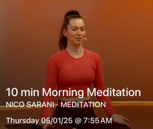 10 min Morning Meditation with Nico Sarani