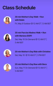 Mother's Day classes 1