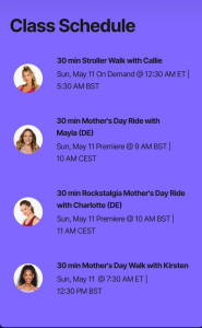 Mother's Day classes 3