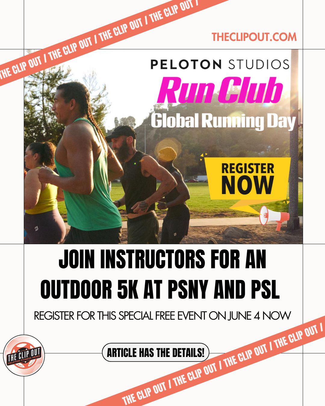 Peloton's Global Running Day 2 5Ks PSNY and PSL