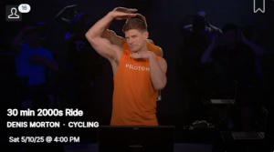 TCO Top 5 May 21, 2025 Peloton class recommendations Denis Moton 5/10/2025 30 minute 2000s class