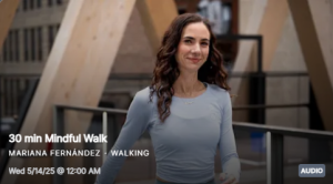 TCO Top 5 Peloton class recommendations Mariana Fernandez 30-minute Mindful Walk