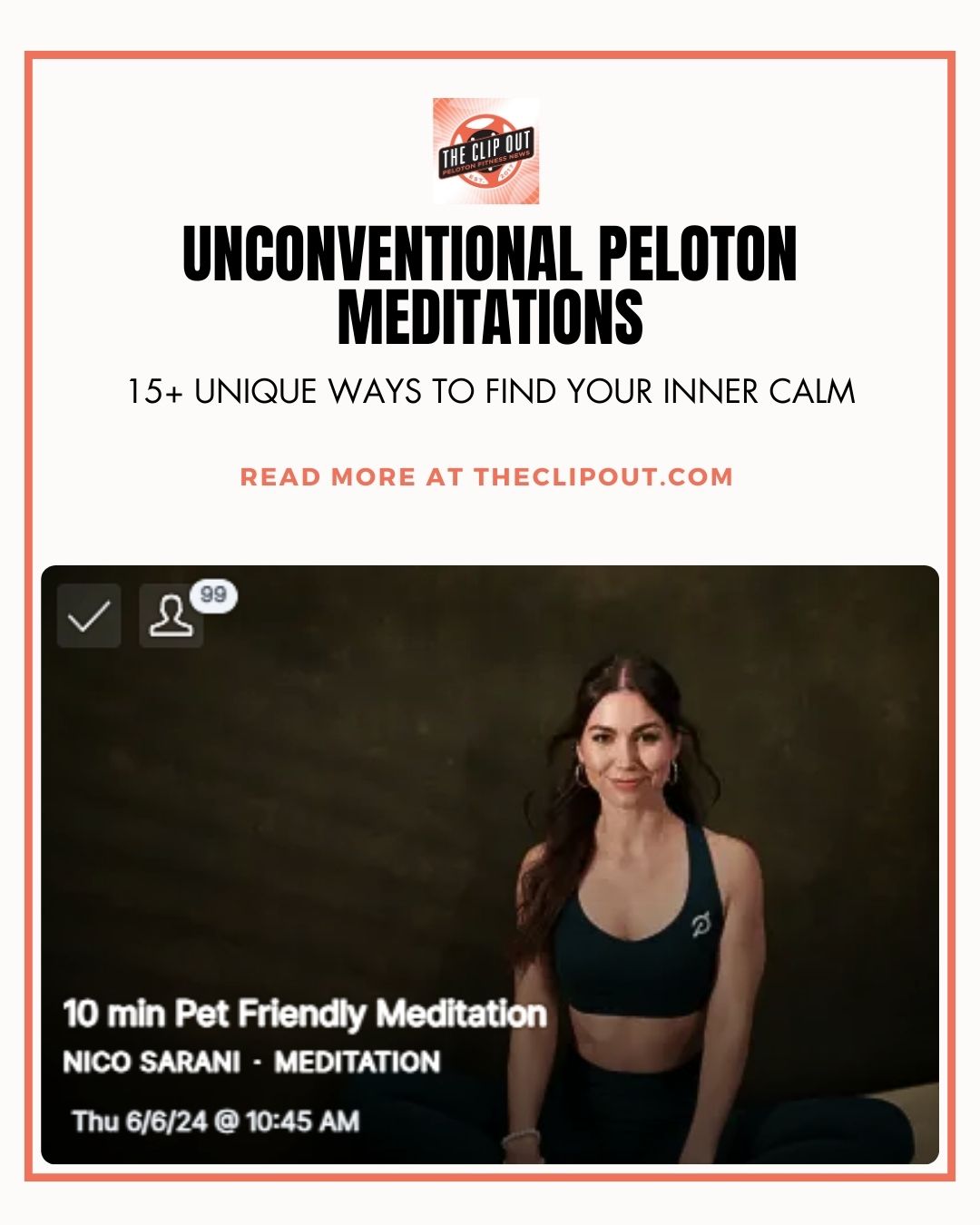 unconventional peloton meditations. 15+ Unique ways to find your inner calm. read more at theclipoout.com