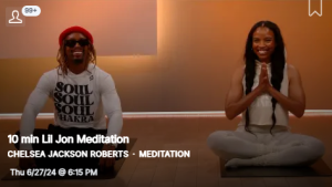 Unique Peloton Meditations. 10 minute meditation with Lil' Jon and Chelsea Jackson Roberts