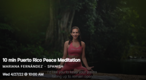 10 minute puerto rico meditation with mariana fernandez