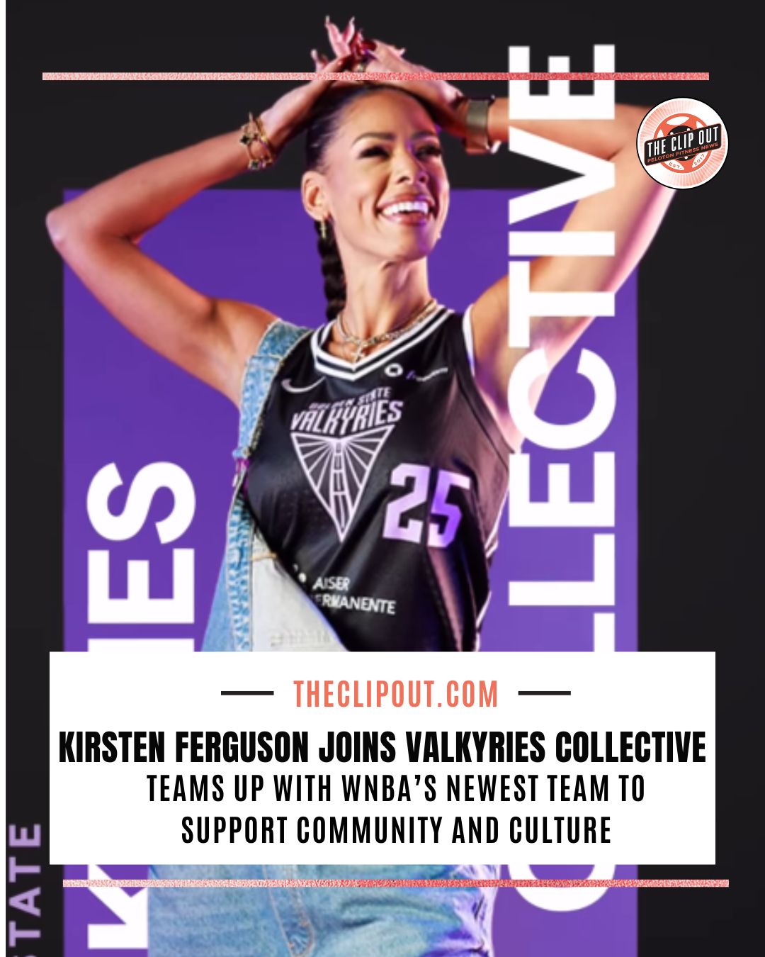 Valkyries Collective. kirsten ferguson joins valkyries collective. Teams Up with WNBA’s Newest Team to Support Community and Culture. Read more at theclipout.com
