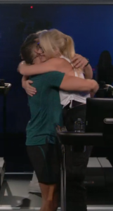 Mel Robbins and Matty Maggiacomo hugging it out.