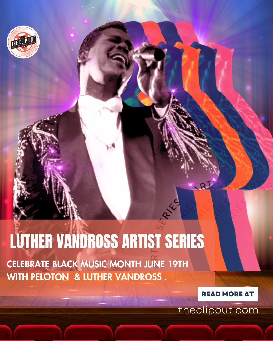 Luther Vandross Artist Series. CELEBRATE BLACK MUSIC MONTH JUNE 19TH WITH PELOTON & LUTHER VANDROSS. Read more at theclipout.com