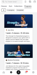 Peloton Programs Update Program Descriptions examples