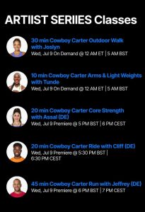 Cowboy Carter Artist Series Class lineup