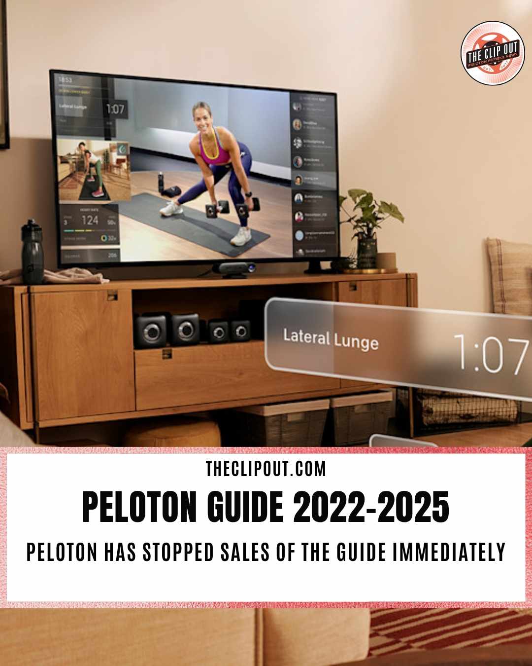Peloton has stopped sales on The Guide immediately