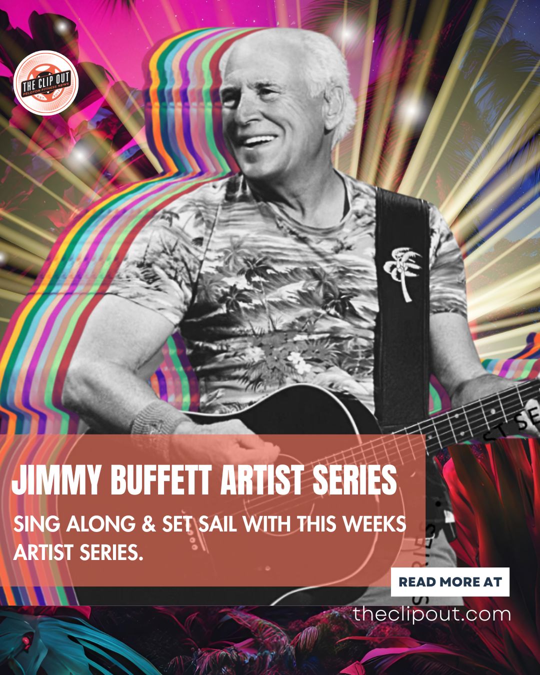 Jimmy Buffett Artist Series SING ALONG & SET SAIL WITH THIS WEEKS ARTIST SERIES. read more at theclipout.com