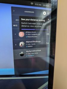How Does the Peloton Leaderboard Work - Row View