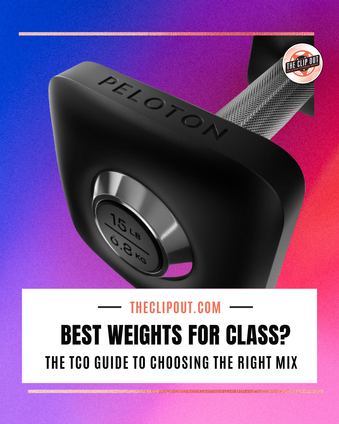 Best weights for Peloton strength classes