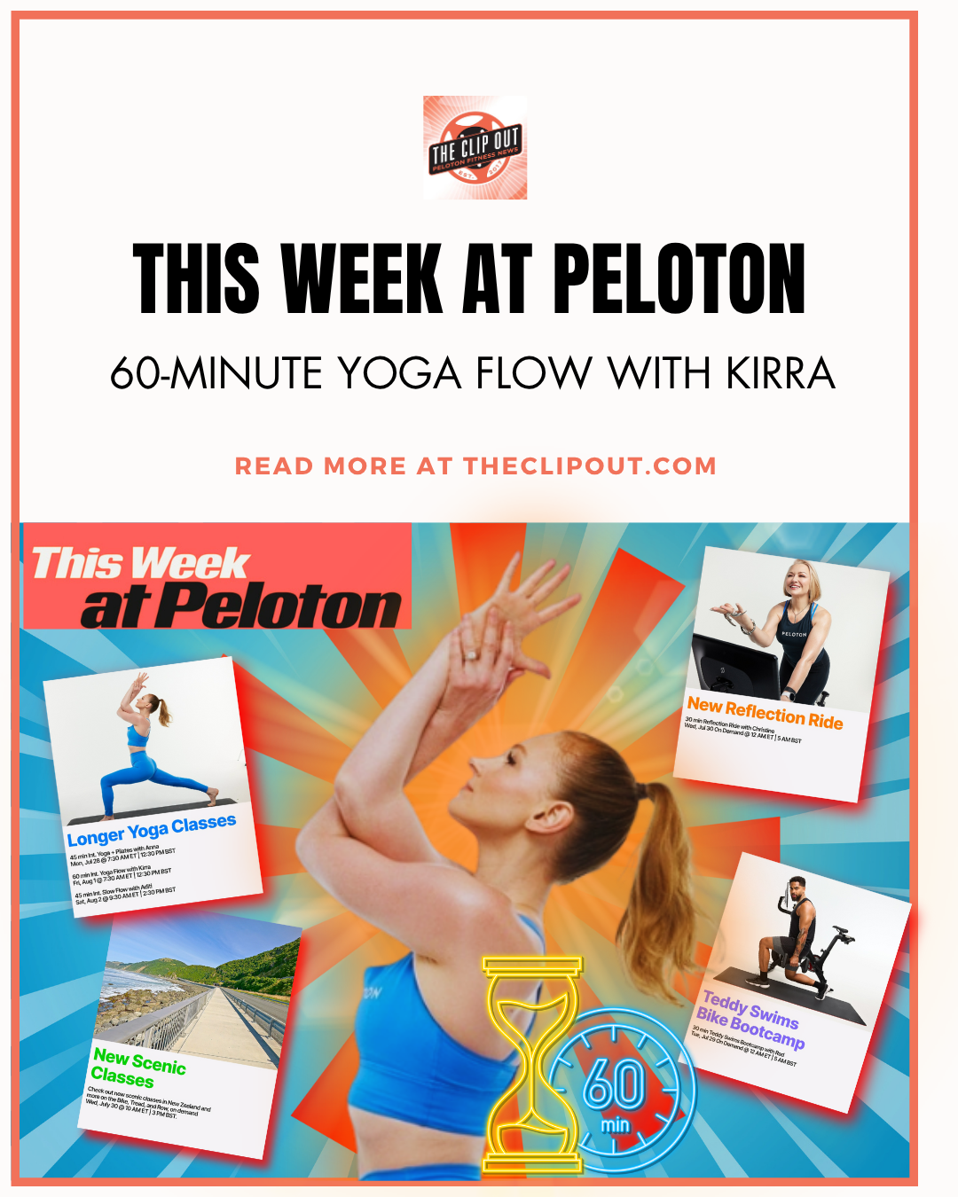 This Week at Peloton- 60-minute yoga