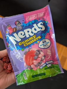 Andy Speer 5 Day Advanced Split, pack of gummy nerds as a pre-workout.