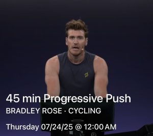 Peloton Progressive Push