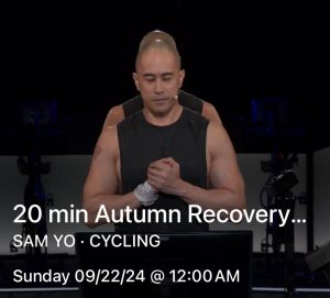 Peloton Recovery Rides