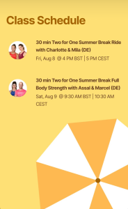 German Summer Fest Classes