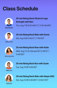 Rising Rock Classes