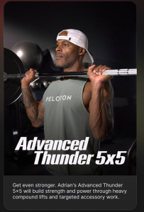 Adrian new Strength+ program