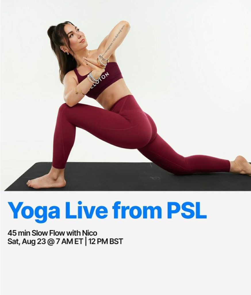 Yoga live fro PSL with Nico