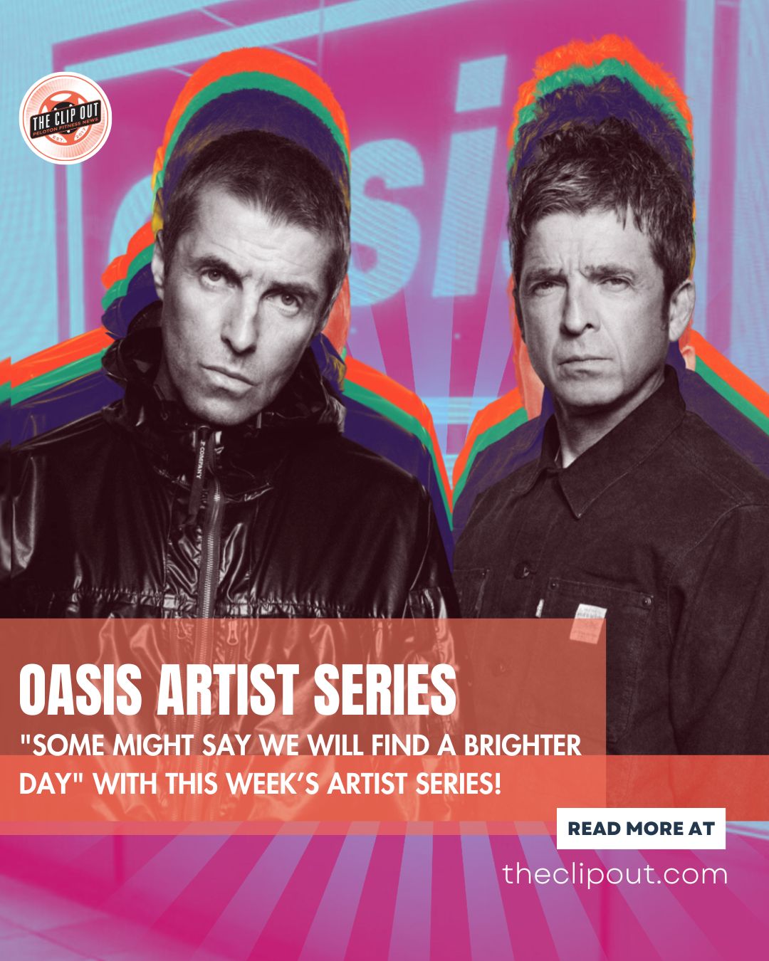 Oasis Artist Series. "SOME MIGHT SAY WE WILL FIND A BRIGHTER DAY" WITH THIS WEEK’S ARTIST SERIES! Read more at theclipout.com
