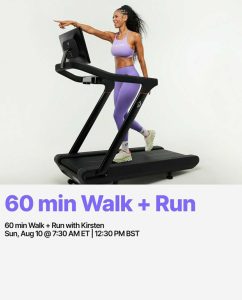60 min walk + run with Kirsten