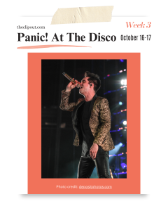 October Artist Series Panic! At The Disco