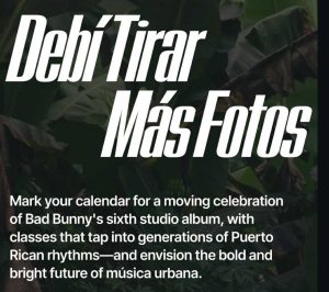 Bad Bunny Artist Series descriptor