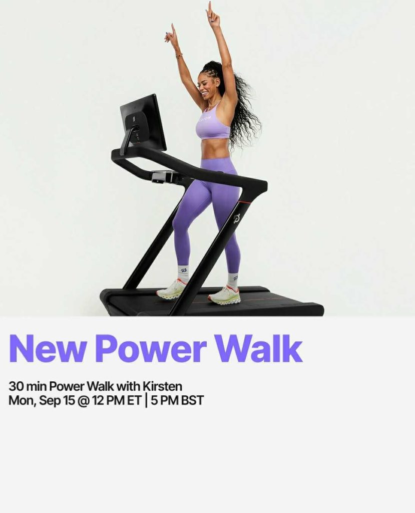 Power Walk with Kirsten 9/15 at 12pm ET
