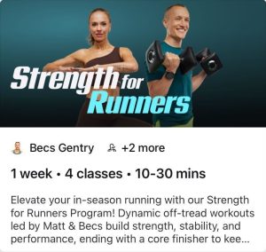 Strength for Runners Program
