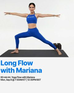 60 minute Yoga flow with Mariana
