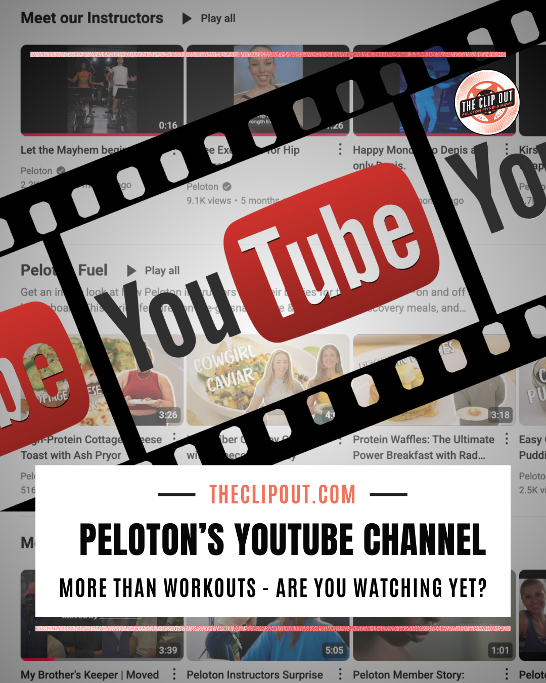 Peloton's YouTube Channel More Than Just Workouts
