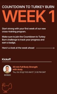 Countdown to Turkey Burn