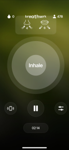 Peloton's Breathwrk App Inhale