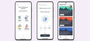 Peloton's Breathwrk App images of the app