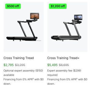 cross training costs and discounts