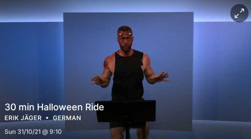 Peloton Halloween Class with Erik Jager