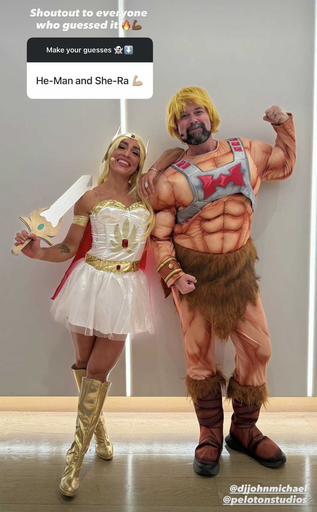 Robin and DJJM She-Ra and He-Man Halloween costumes
