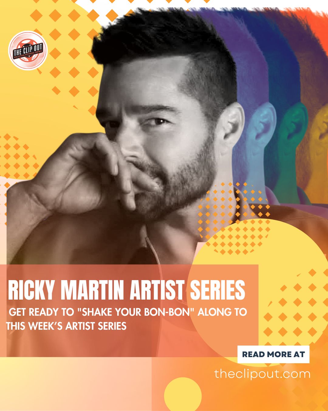 Ricky Martin Artist Series. GET READY TO "SHAKE YOUR BON-BON" ALONG TO THIS WEEK’S ARTIST SERIES Read more at theclipout.com