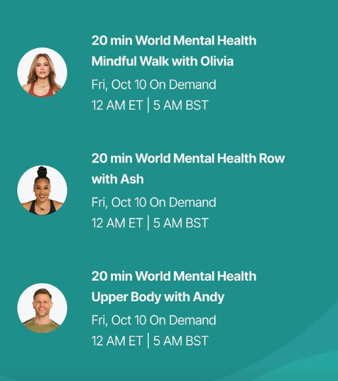 World Mental Health Day Classes